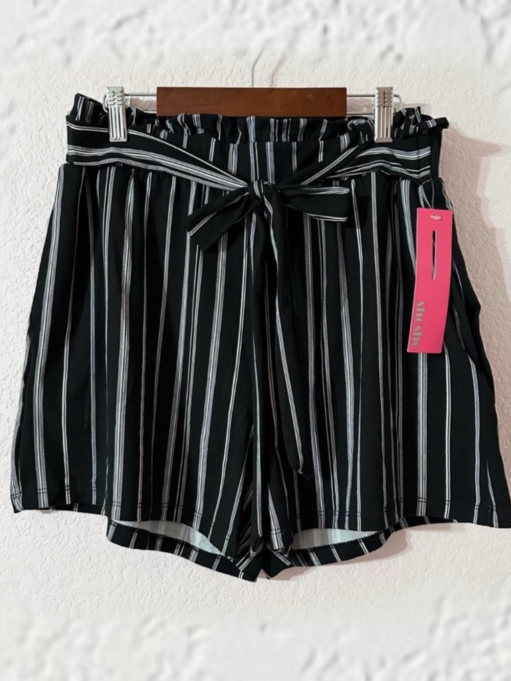 Summer High Waist Shorts Paperbag